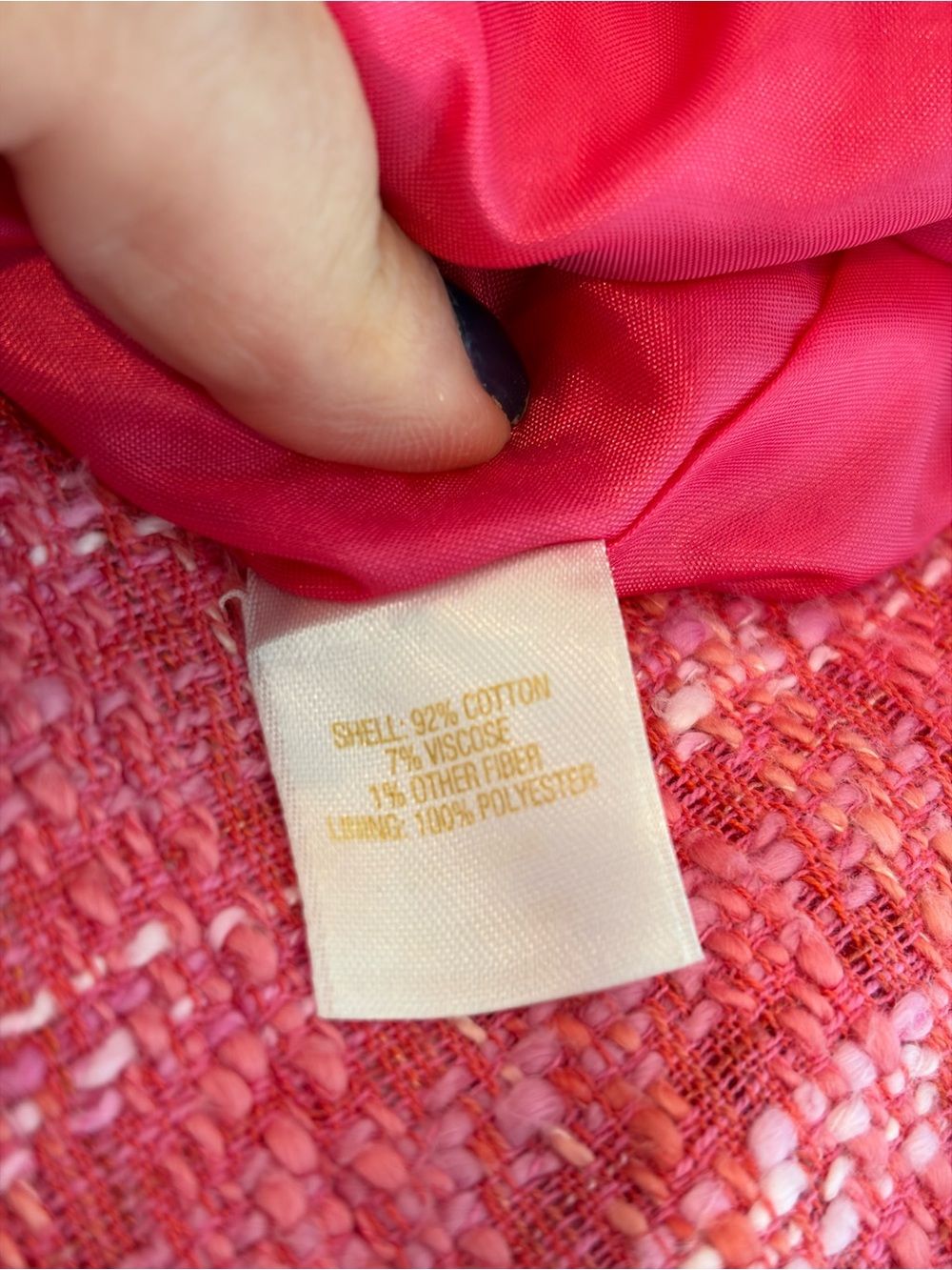 kate spade Pink Tweed Two-Piece Set - Picture 9 of 9